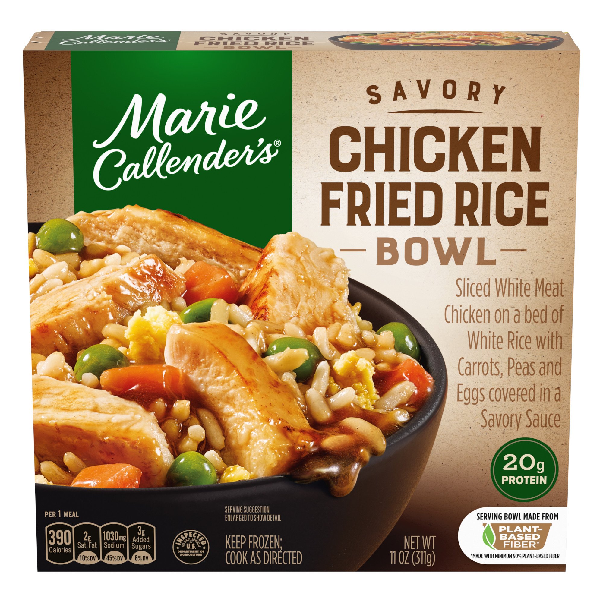 Marie Callender's Chicken Fried Rice Bowl Frozen Meal - Shop Entrees ...