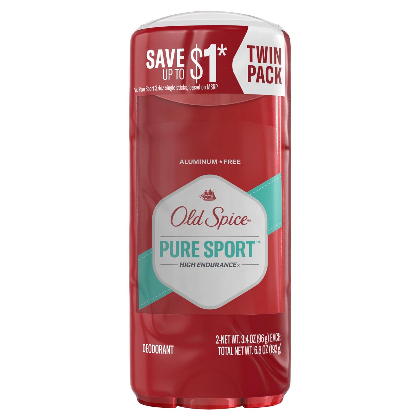 Old Spice High Endurance Alumiinum-Free Deodorant - Pure Sport; image 3 of 8