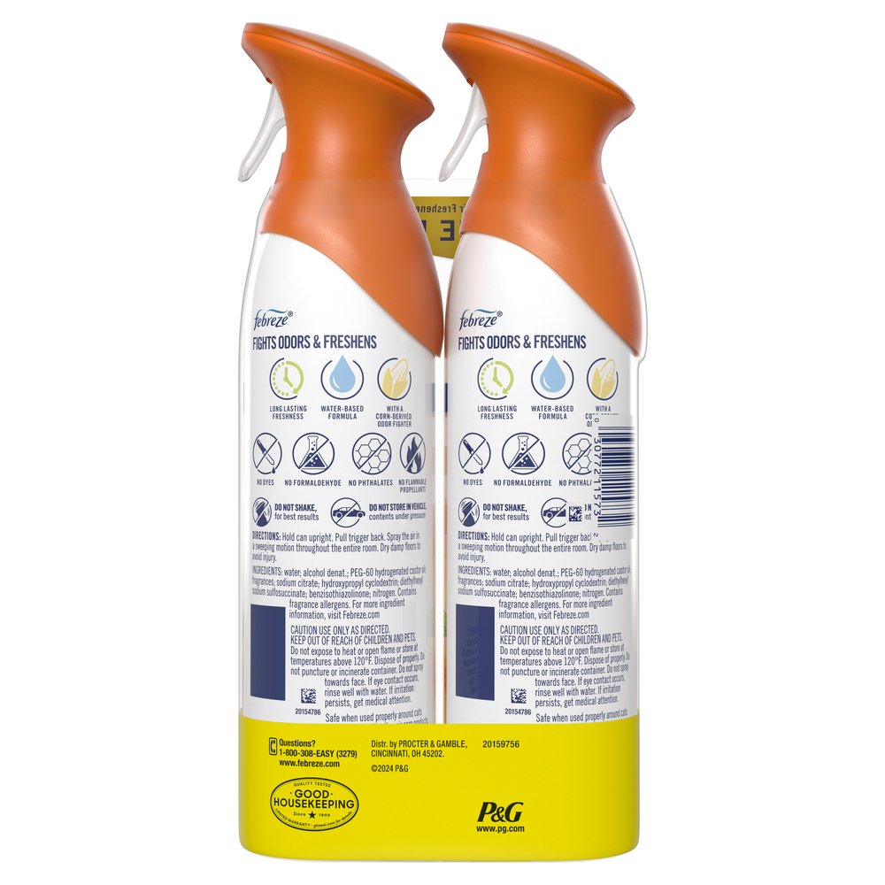 Febreze Air Freshener Spray, Odour Eliminator and Algeria