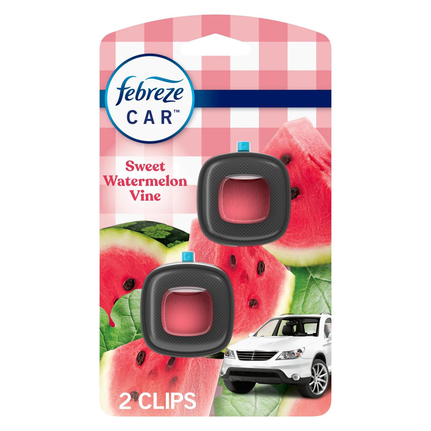Febreze Car Vent Clip Air Freshener Sweet Watermelon Vine Shop Air