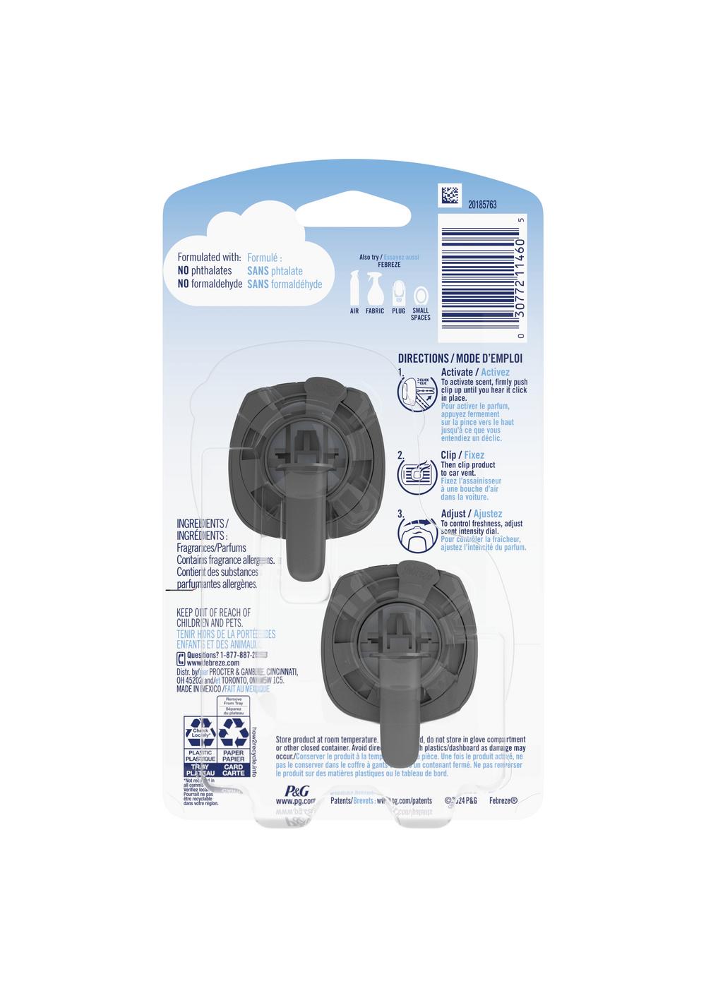 Febreze Car Vent Clip Air Freshener Sweet Watermelon Vine Shop Air