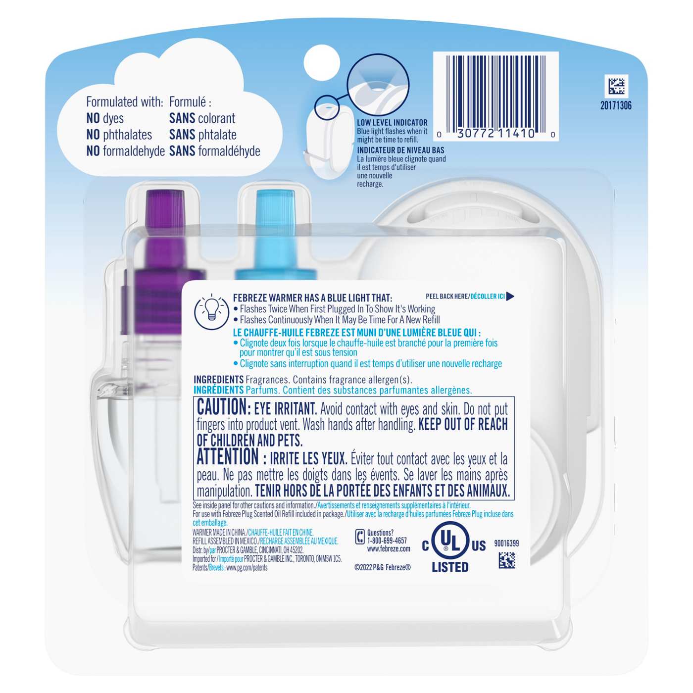 Febreze Plug In Air Freshener, Scented Oil Starter Kit, Warmer + 1 Refill - Southern Lilac Mornings; image 6 of 10