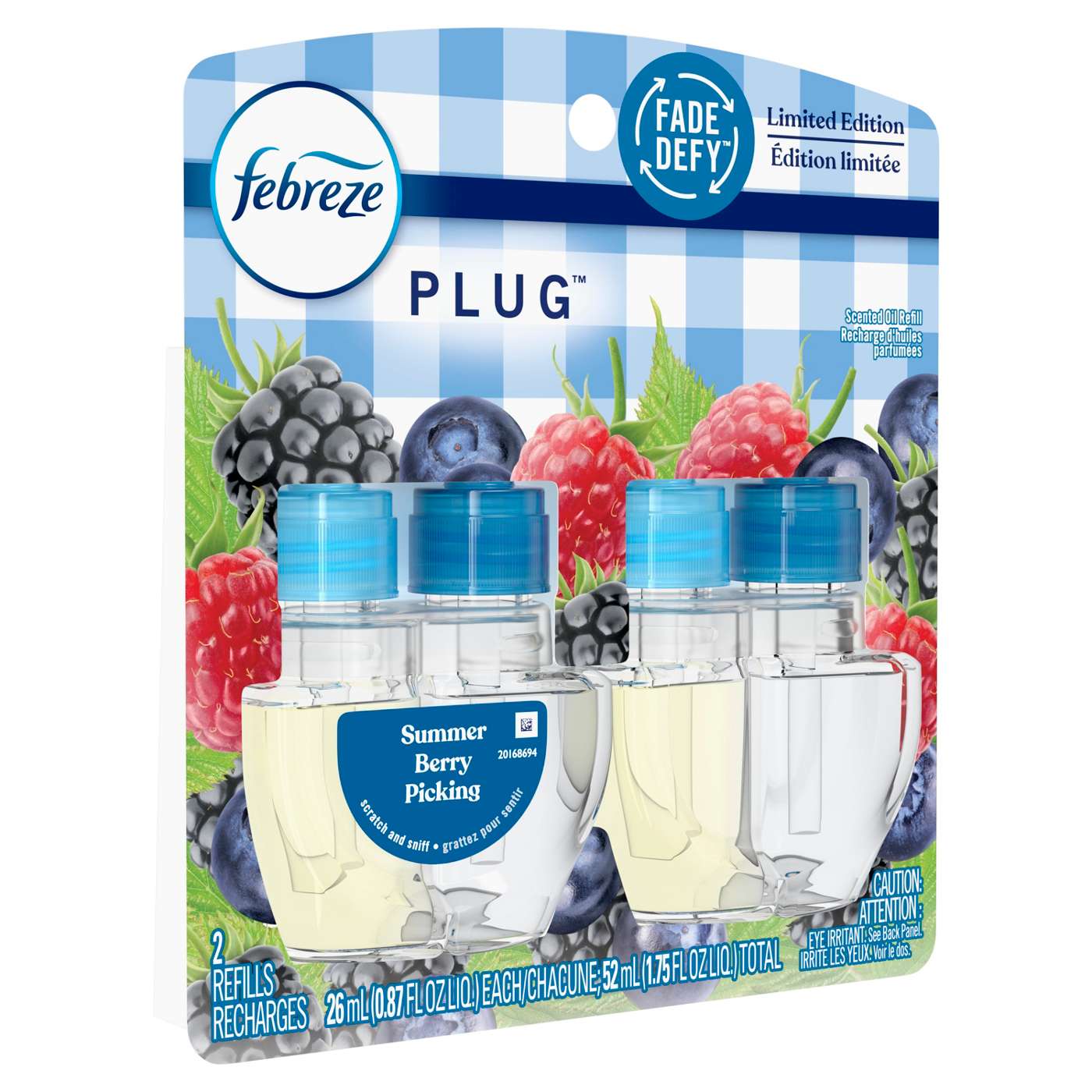 Febreze Plug In Air Freshener Scented Oil Refill - Summer Berry Picking; image 10 of 10