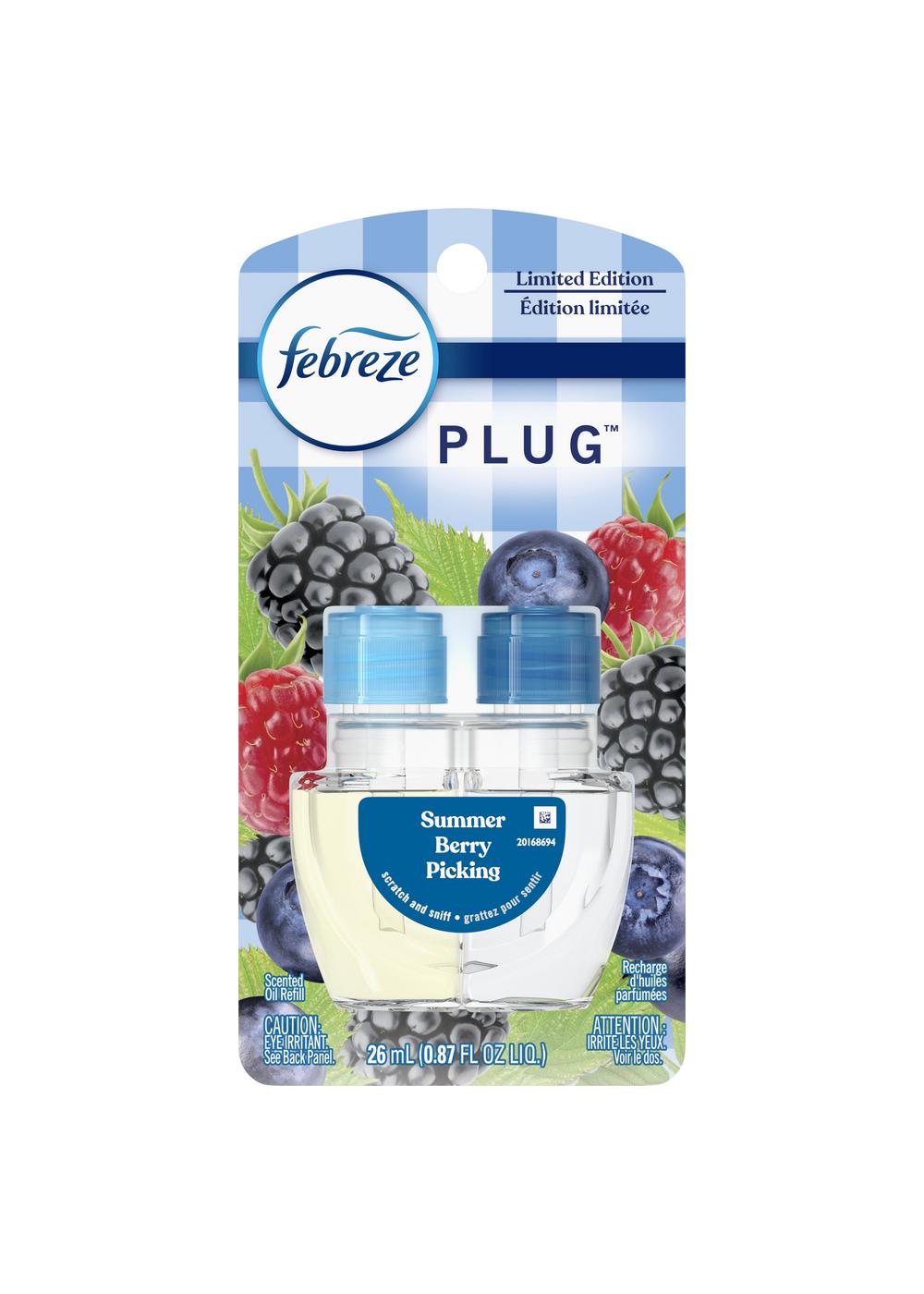 Febreze Plug Scented Oil Refill - Summer Berry Picking; image 1 of 2