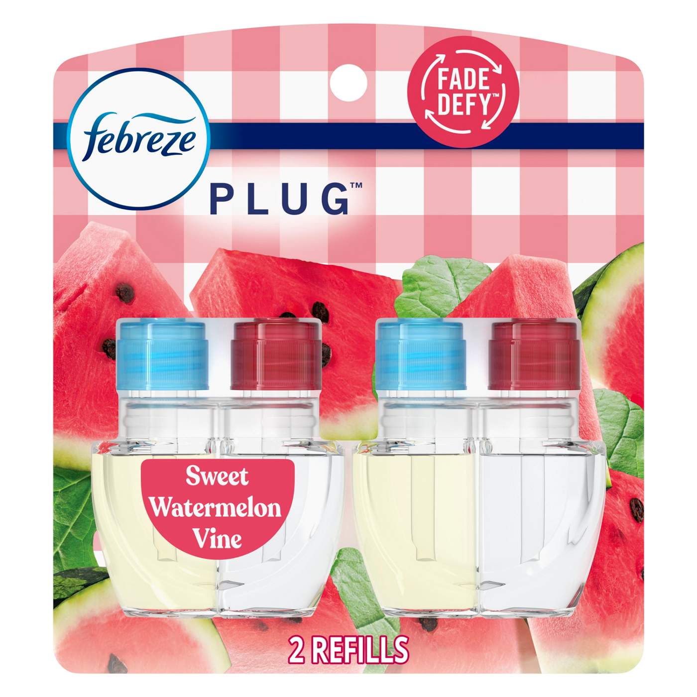 Febreze Plug In Air Freshener Scented Oil Refill - Sweet Watermelon Vine; image 1 of 10