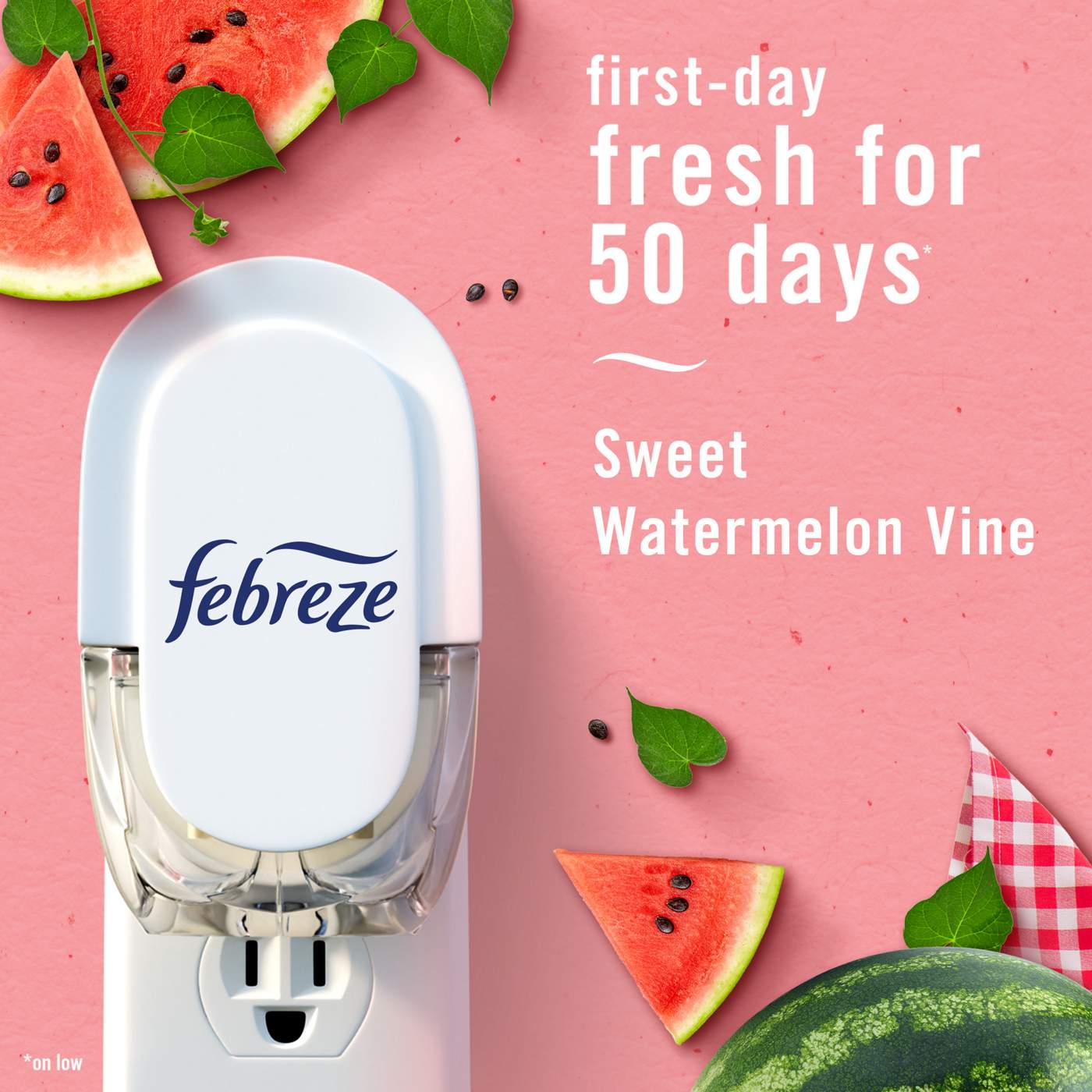 Febreze Plug In Air Freshener Scented Oil Refill - Sweet Watermelon Vine; image 4 of 4