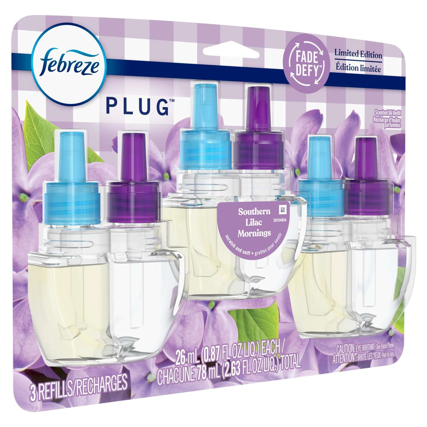 Febreze Plug In Air Freshener Scented Oil Refill - Southern Lilac Mornings; image 2 of 10