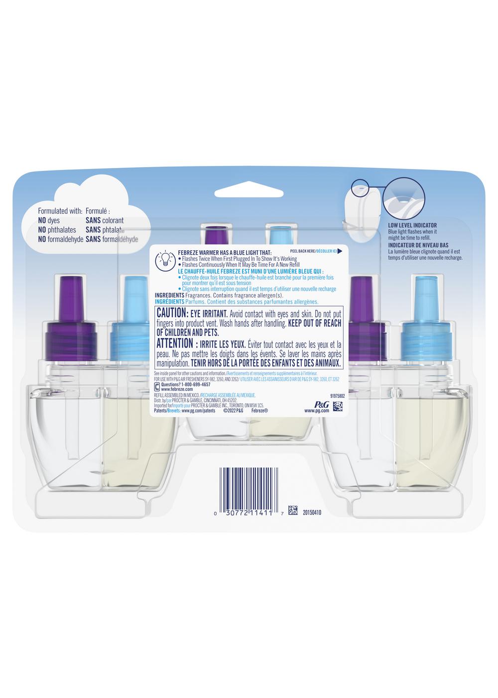 Febreze Plug Scented Oil Refills Southern Lilac Mornings Shop Air