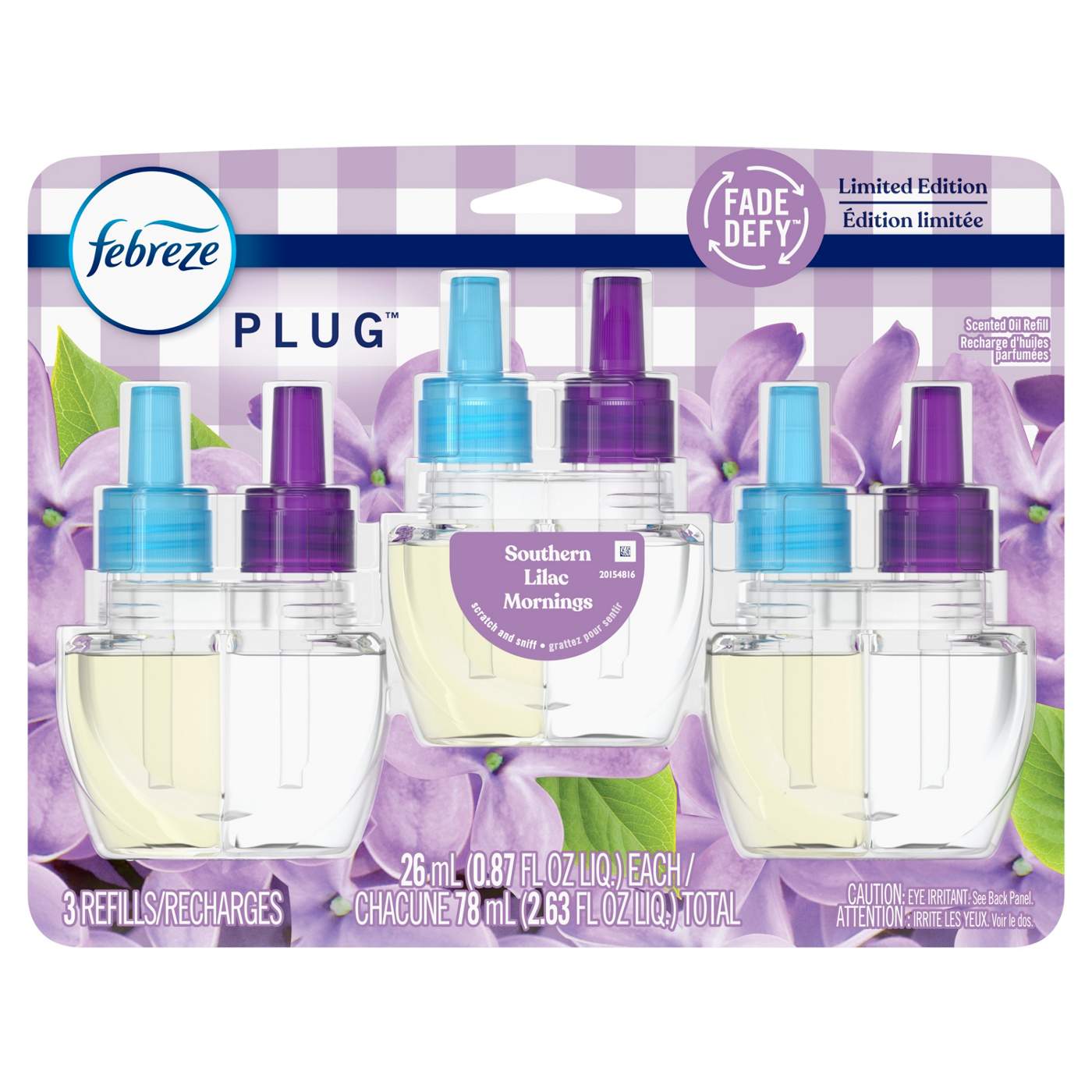 Febreze Plug In Air Freshener Scented Oil Refill - Southern Lilac Mornings; image 4 of 10