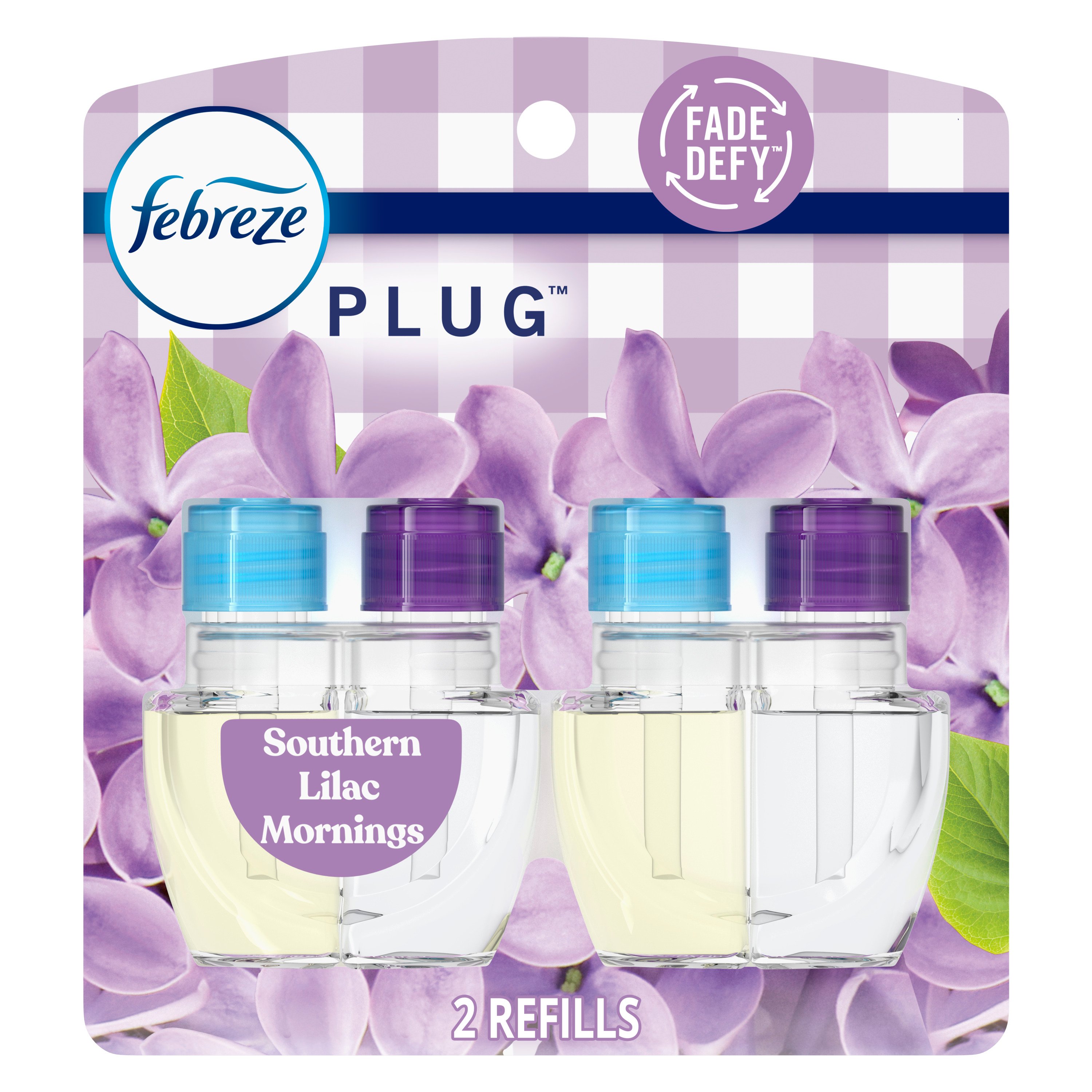 Febreze Plug Scented Oil Refills Southern Lilac Mornings Shop Air