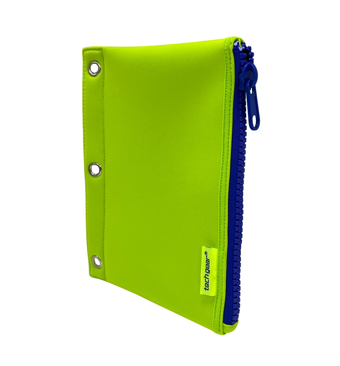 Tech Gear Neo XLZ Binder Pouch - Green & Blue - Shop Pencil cases