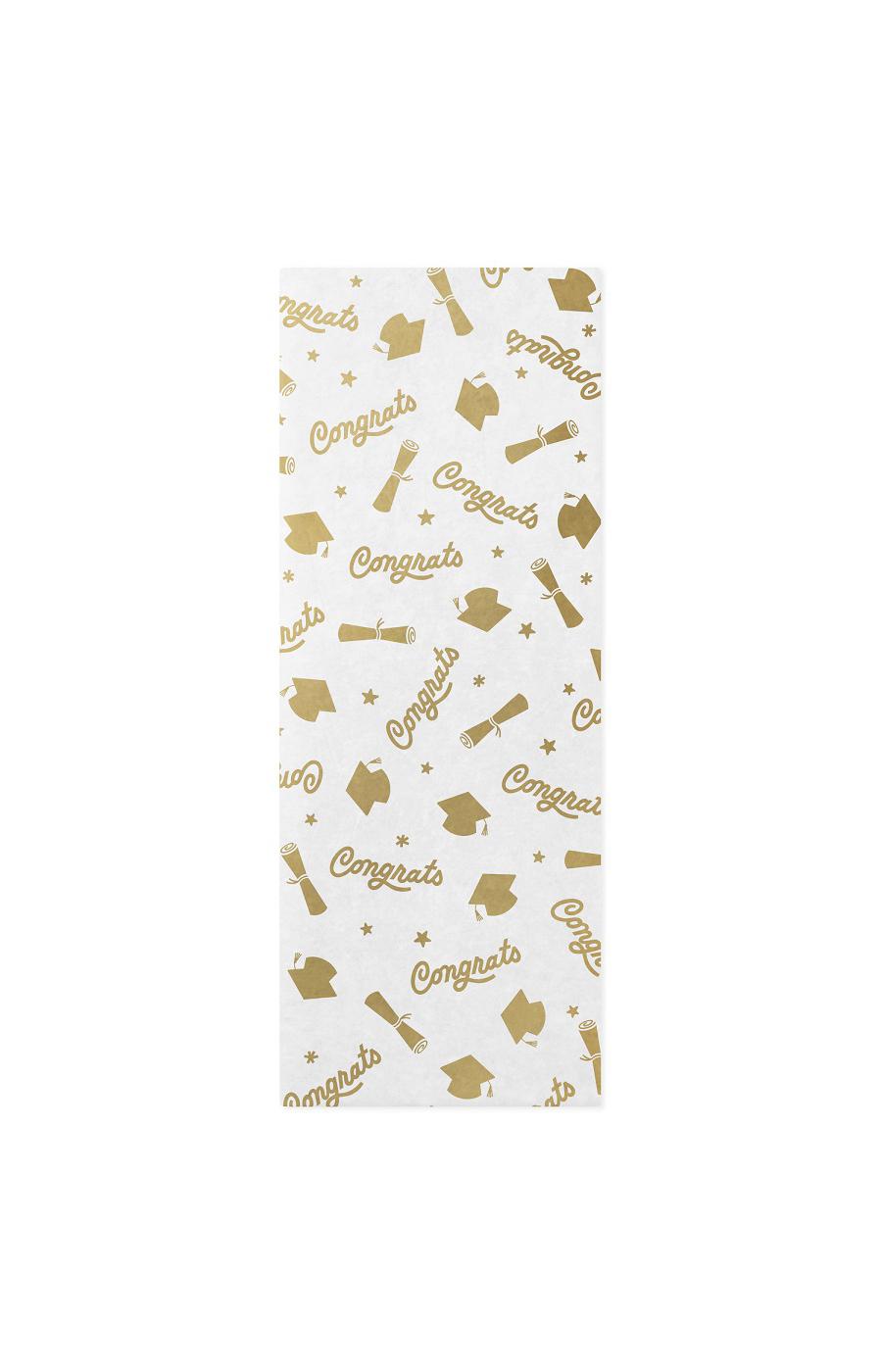 Hallmark Gold Congrats Graduation Tissue Paper - Shop Gift wrap at H-E-B