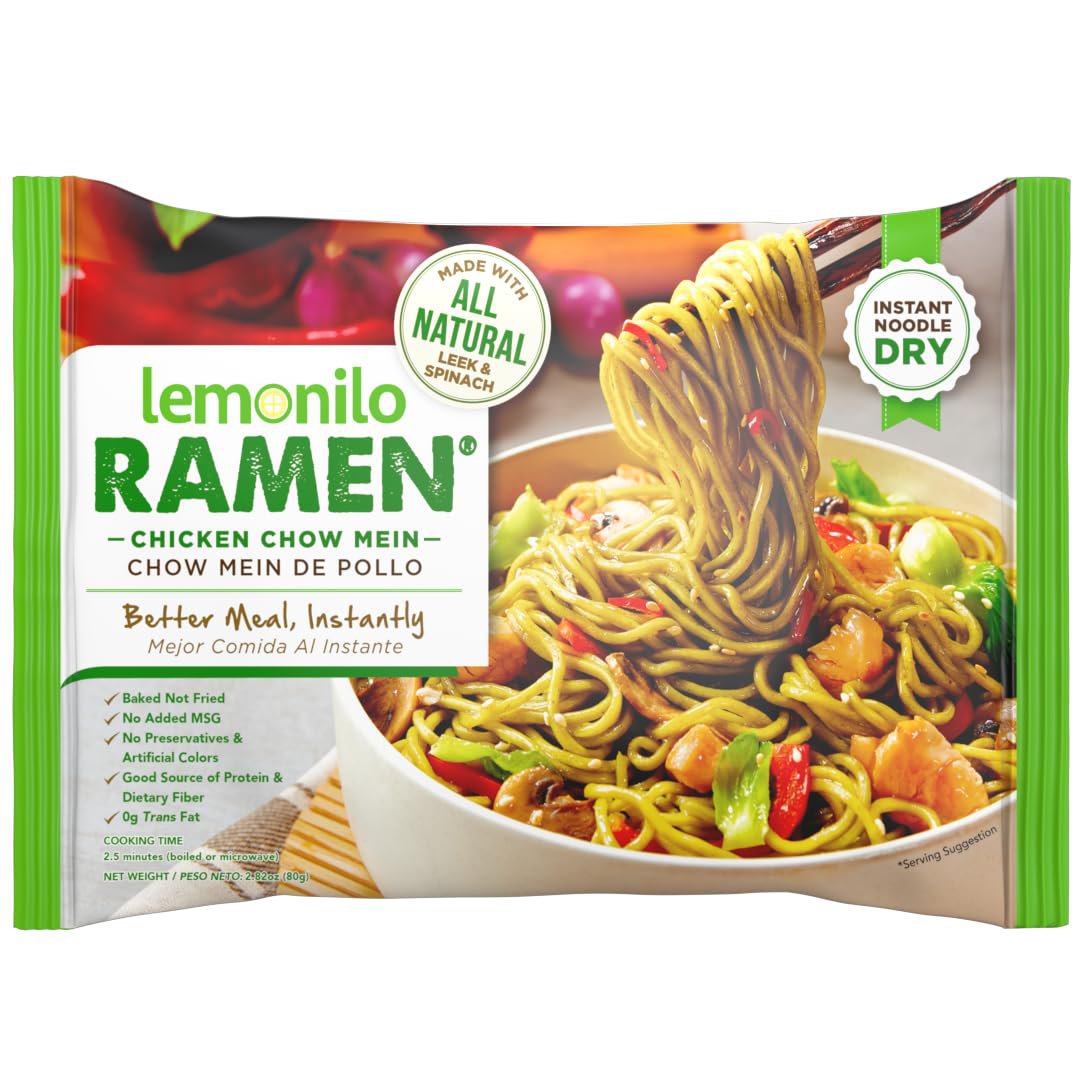 Lemonilo Ramen Chicken Chow Mein, 2.82 oz | Central Market