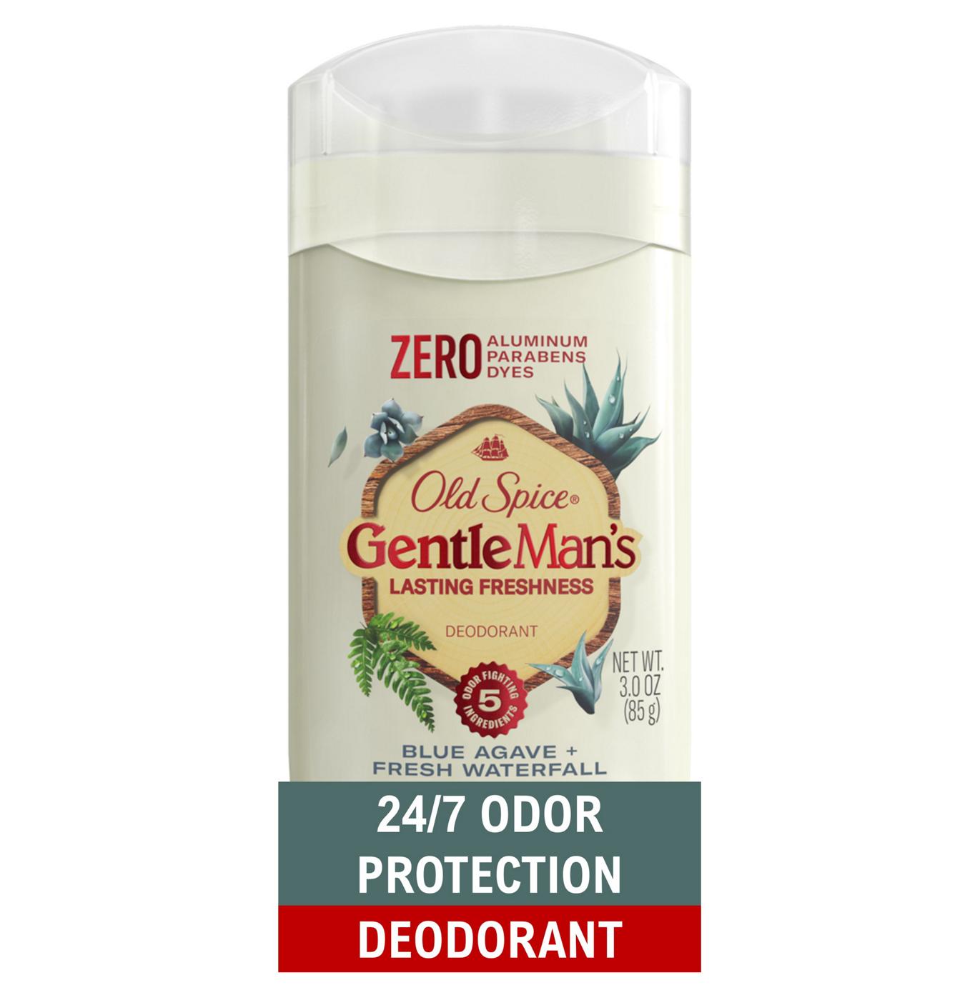 Old Spice GentleMan's Deodorant Blue Agave + Fresh Waterfall Shop