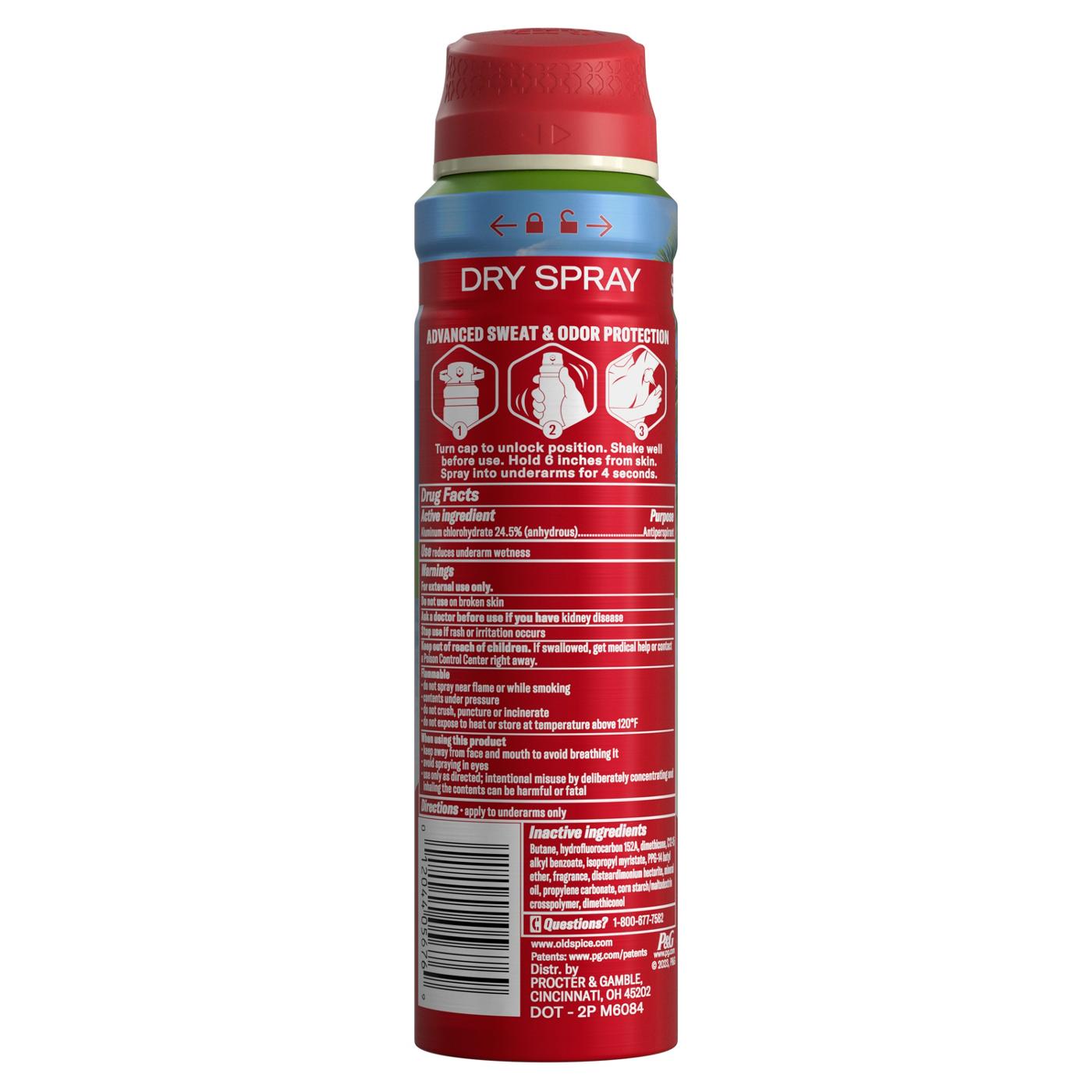 Old Spice Antiperspirant Dry Spray - Fiji; image 7 of 8