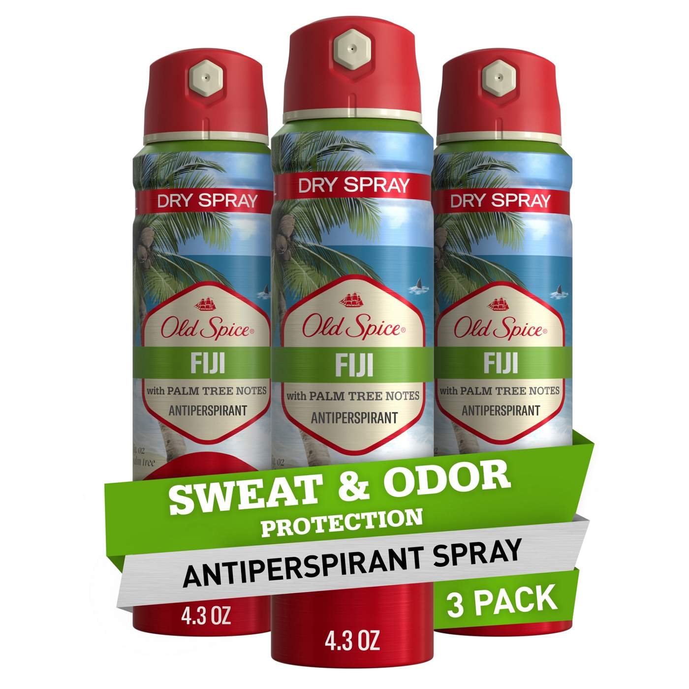 Old Spice Antiperspirant Dry Spray - Fiji; image 8 of 8