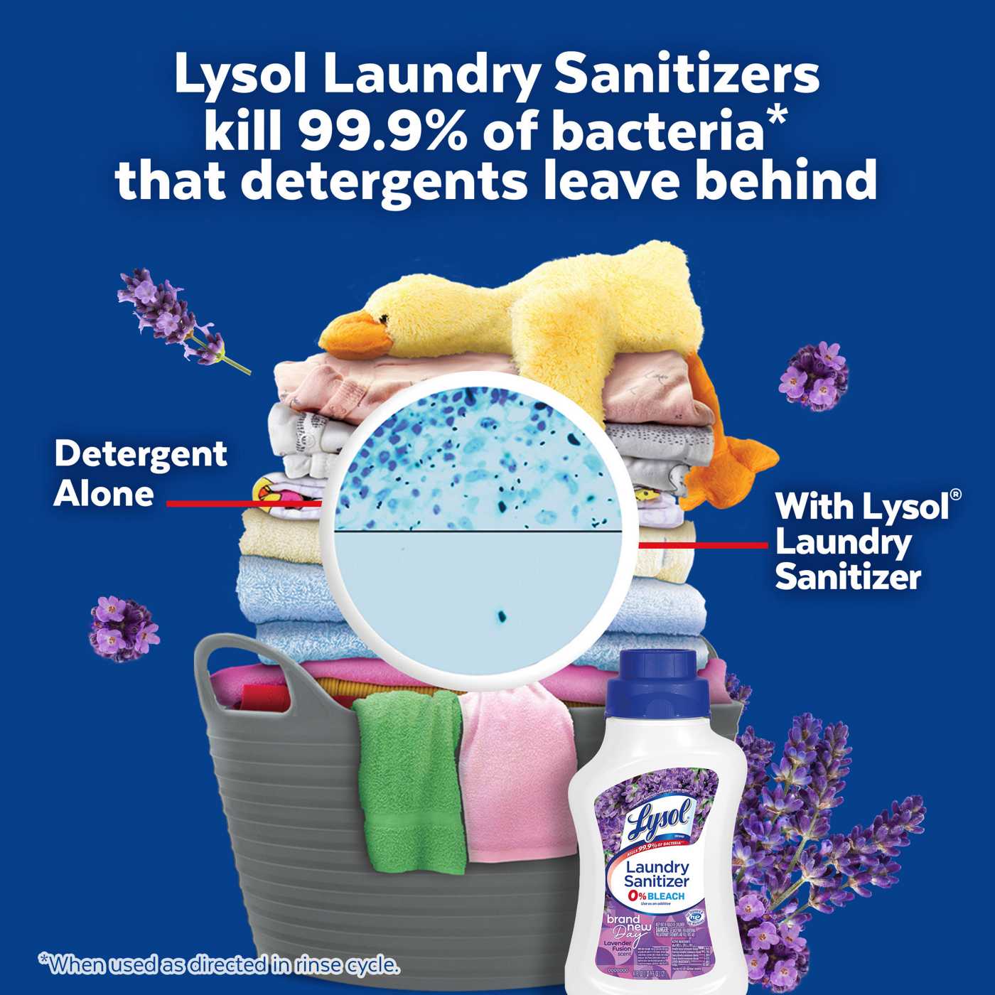 Lysol  Laundry Sanitizer & Odor Remover - Fresh Blossoms; image 2 of 5