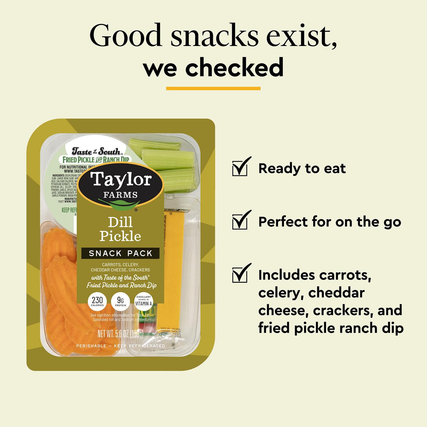 Taylor Farms Dill Pickle Snack Pack; image 2 of 4