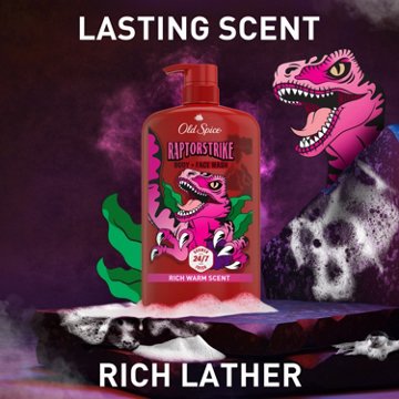 Old Spice Aluminum Free Deodorant for Men, Legendary Fragrance, Raptorstrike, Dark Berry Scent