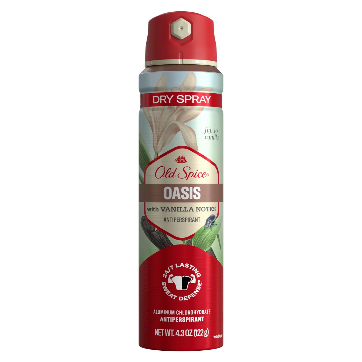 Old Spice Antiperspirant Dry Spray - Oasis; image 1 of 7