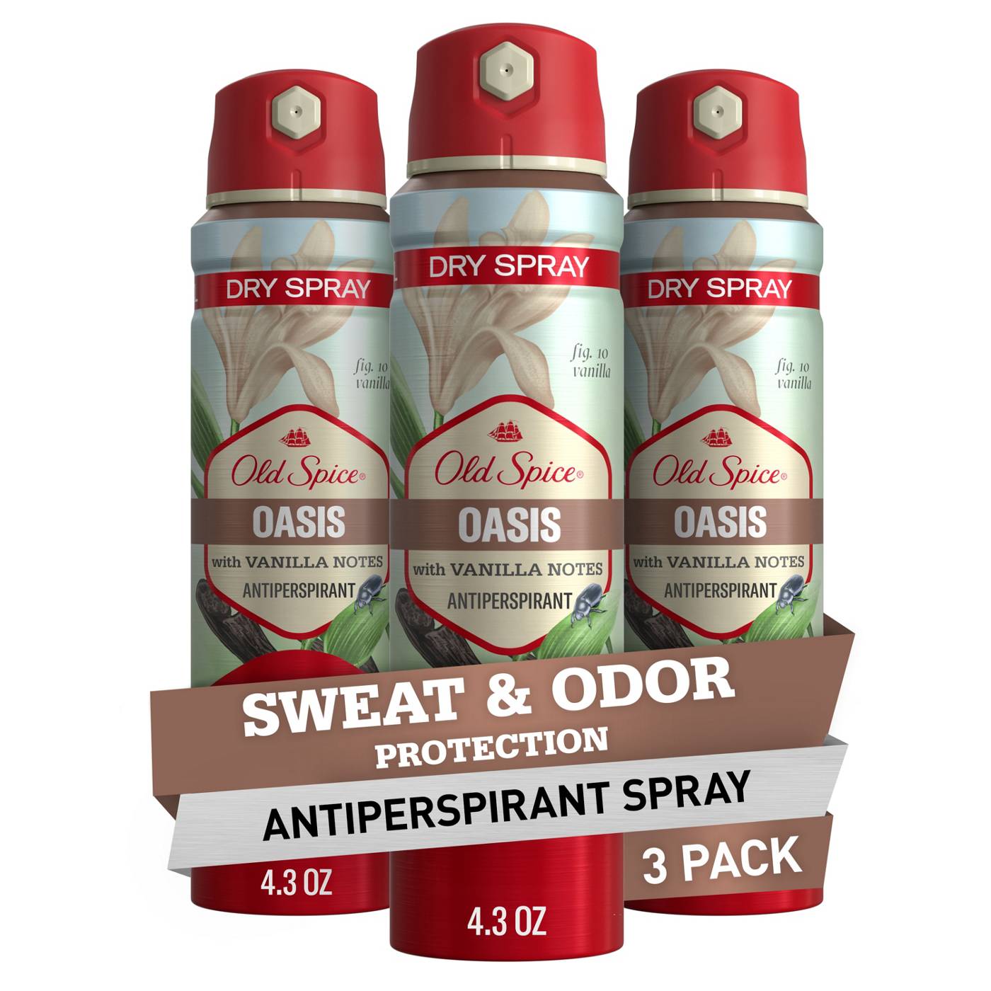 Old Spice Antiperspirant Dry Spray - Oasis; image 7 of 7