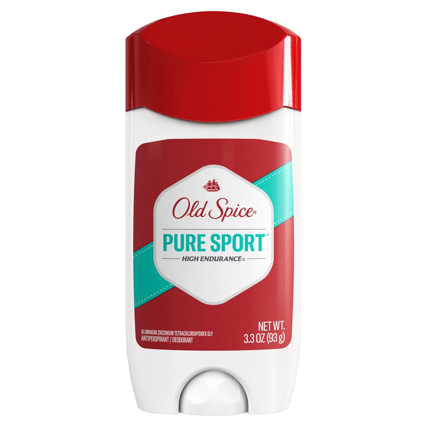 Old Spice High Endurance Antiperspirant Deodorant - Pure Sport; image 4 of 4