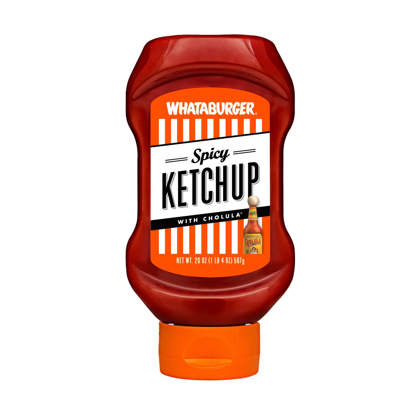Whataburger Spicy Ketchup with Cholula; image 1 of 2