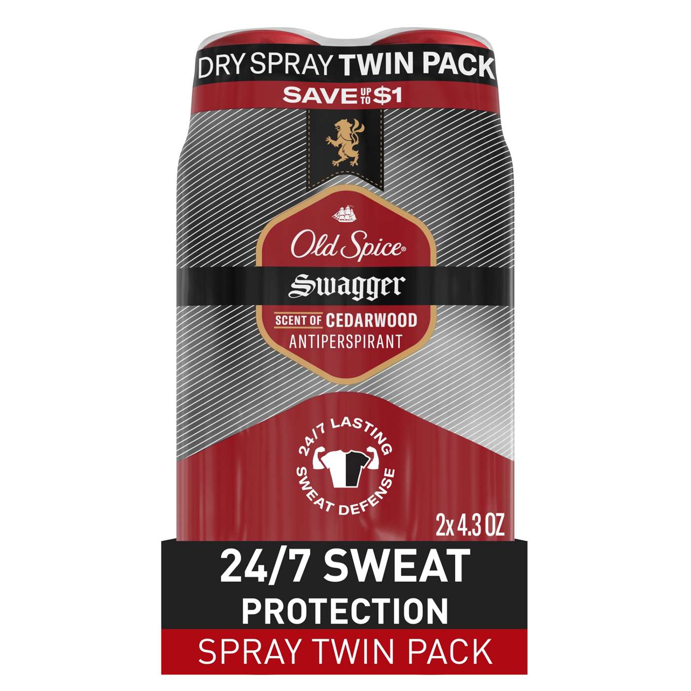 Old Spice Antiperspirant Dry Spray - Swagger; image 1 of 8