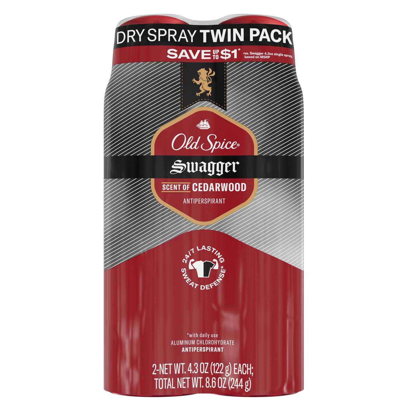 Old Spice Antiperspirant Dry Spray - Swagger; image 8 of 8