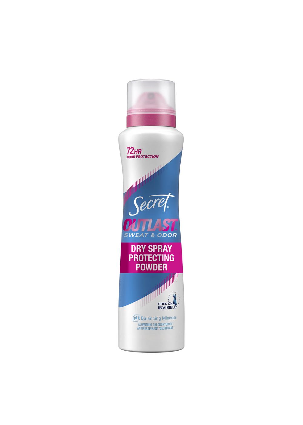 Secret antiperspirant online spray