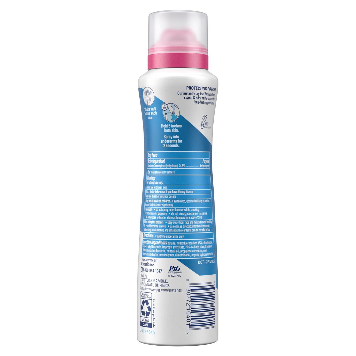 Secret Outlast Antiperspirant Deodorant Dry Spray - Protecting Powder; image 2 of 2