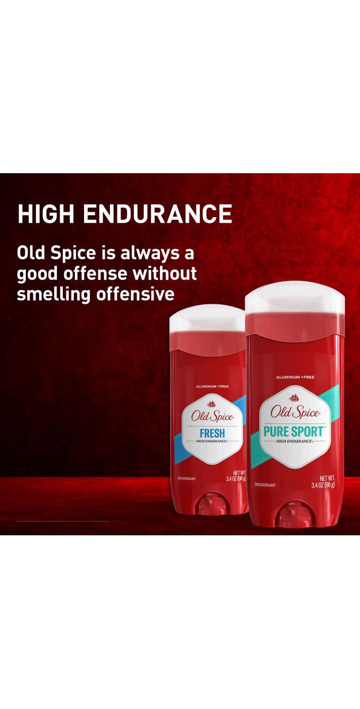 Old Spice High Endurance Aluminum-Free Deodorant - Pure Sport; image 8 of 8