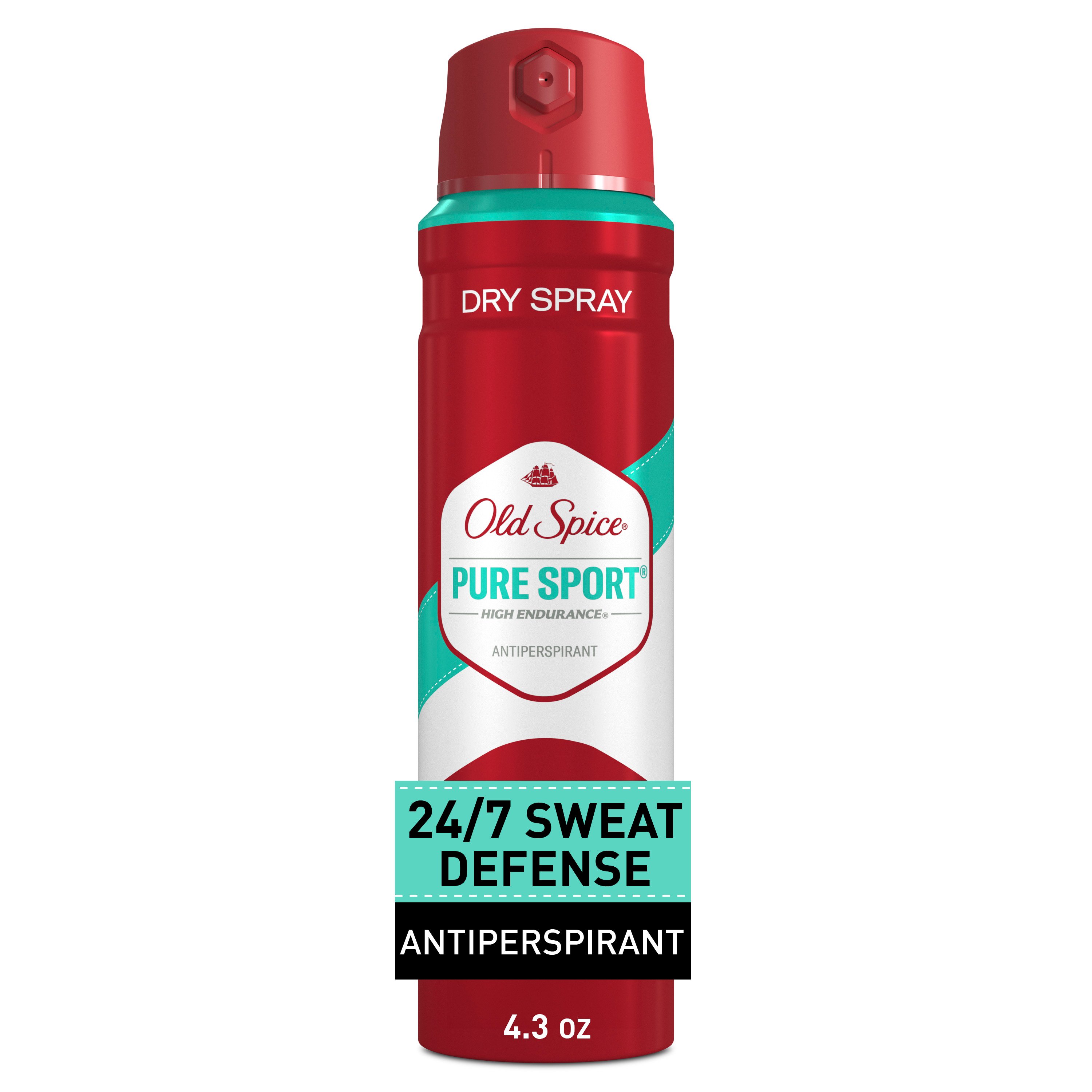 Old Spice High Endurance Antiperspirant Dry Spray - Pure