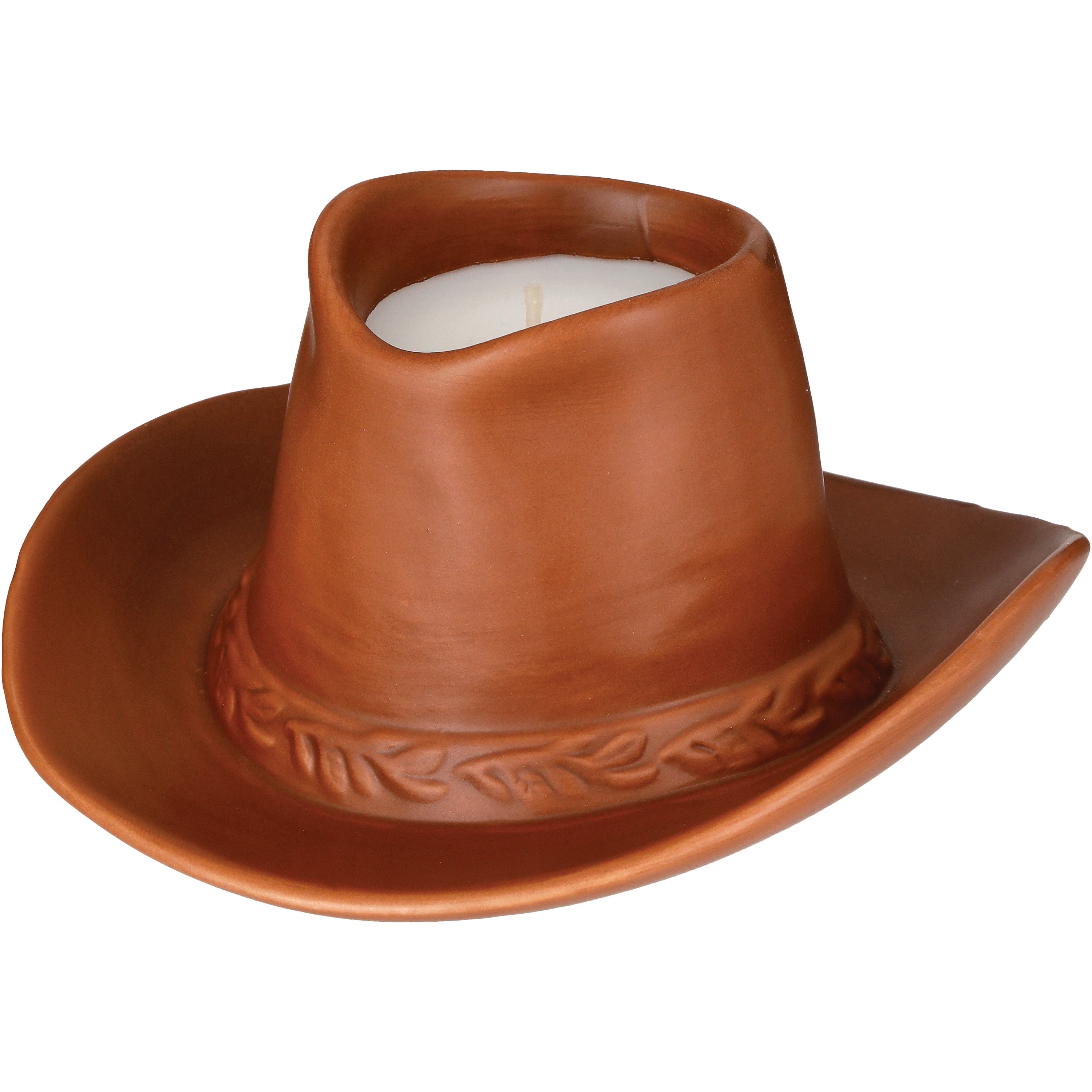 Texas Proud Cowboy Hat Mahogany Ranch Candle - Shop Candles at H-E-B