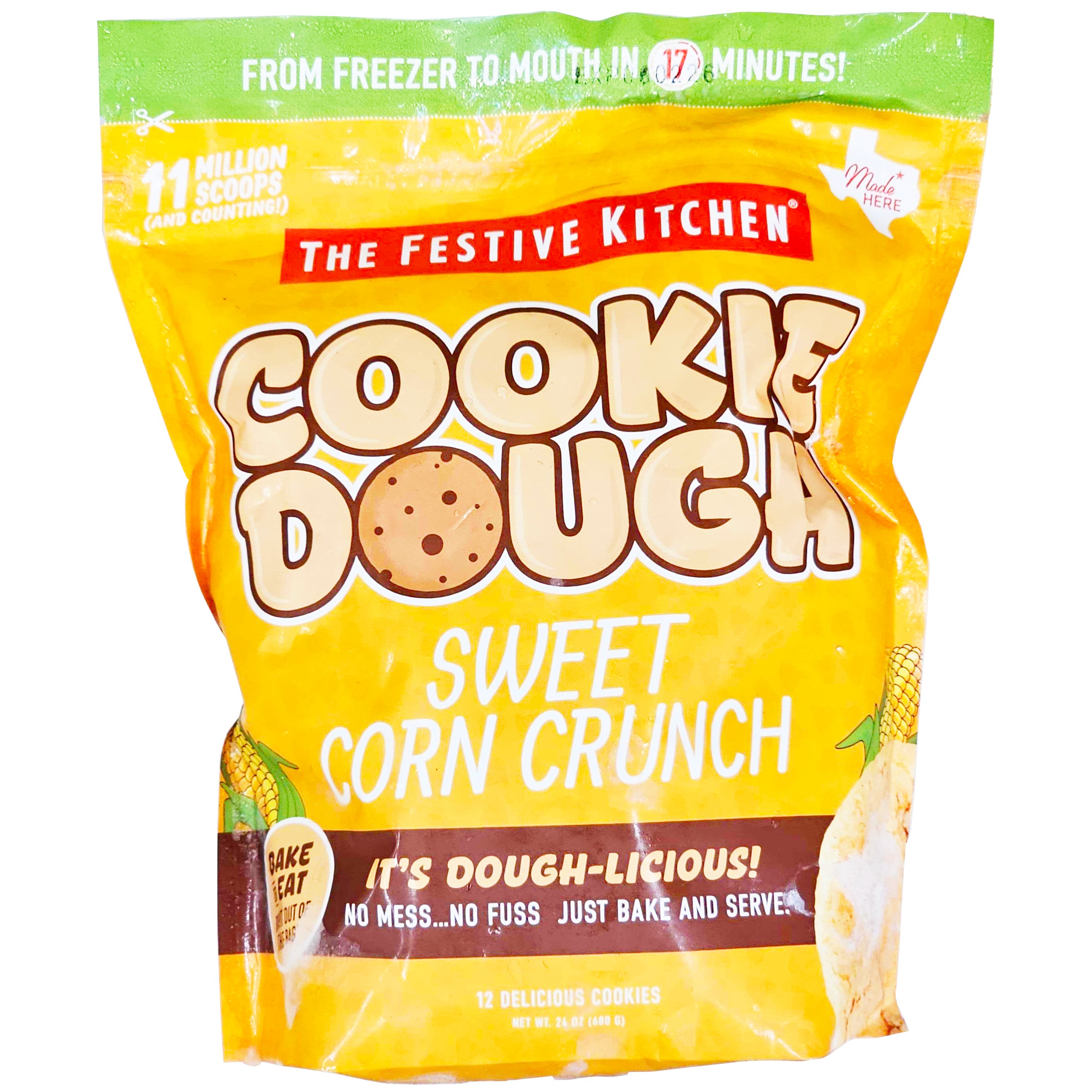 Festive Kitchen Sweet Corn Crunch Cookie Dough, 24 oz | Central Market ...