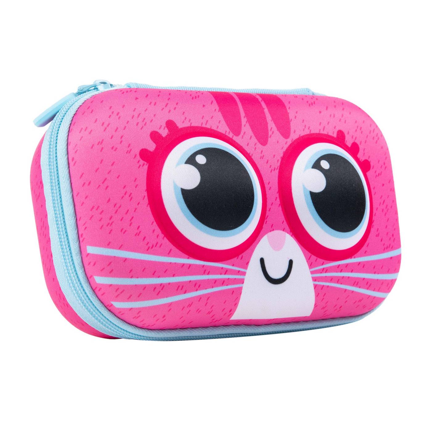 ZIPIT Creature Pencil Box - Pink Cat; image 1 of 6