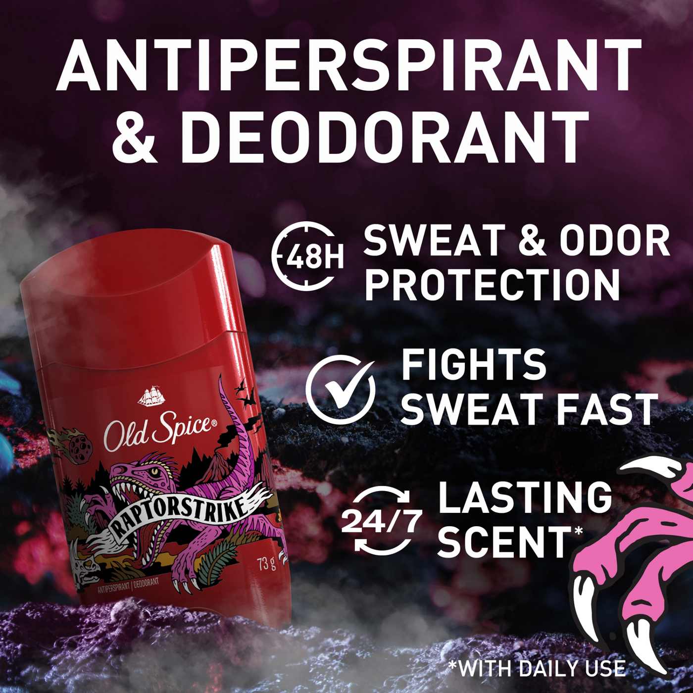 Old Spice Antiperspirant Deodorant - Raptorstrike; image 4 of 5