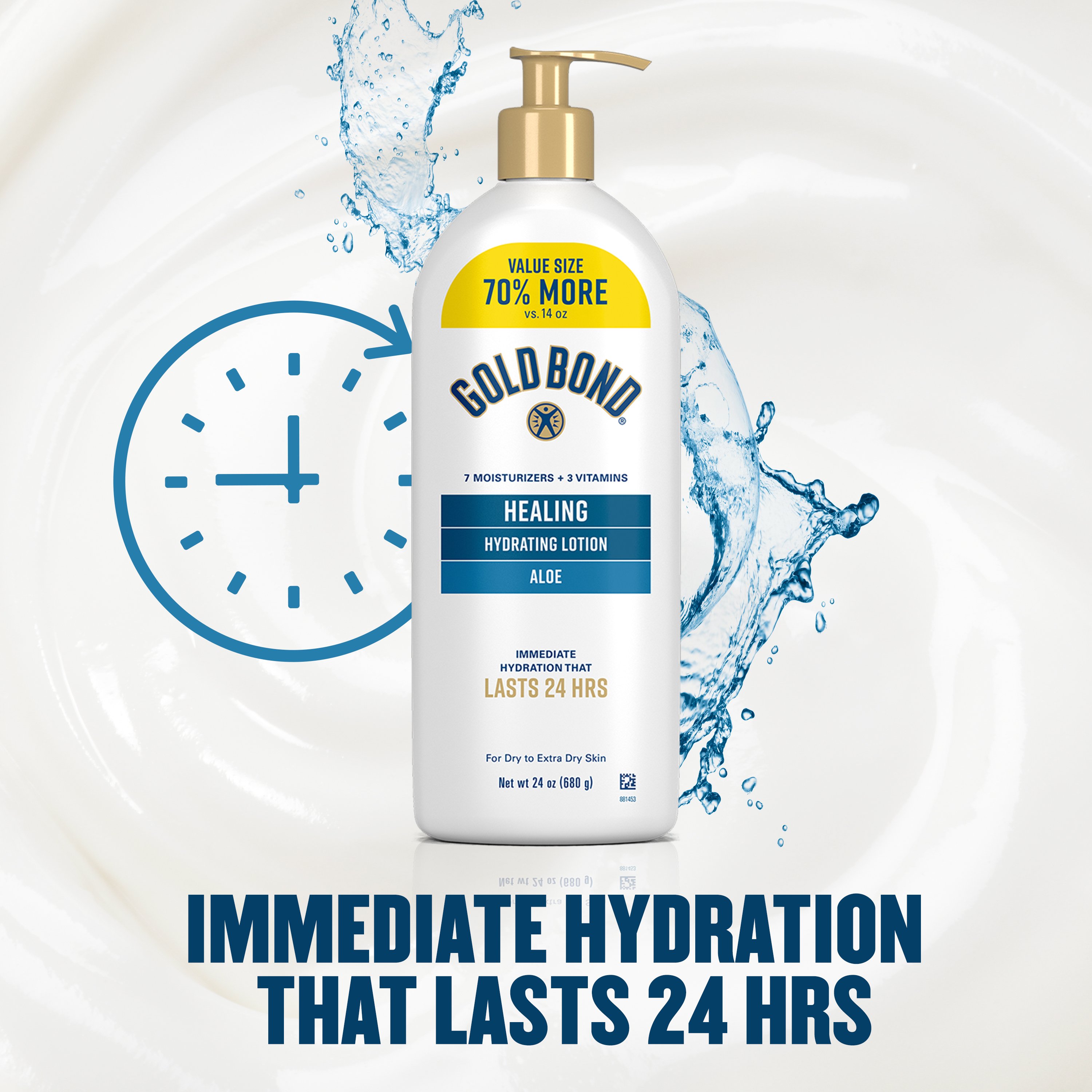 Gold Bond Healing Hydrating Lotion - Aloe - Shop Body lotion at H-E-B