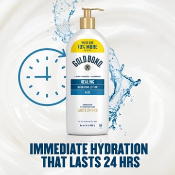 Gold Bond Healing Hydrating Lotion -  Aloe, 24 oz