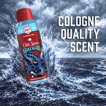 Old Spice Aluminum-Free Body Spray - Krakengard