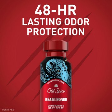 Old Spice Aluminum-Free Body Spray - Krakengard