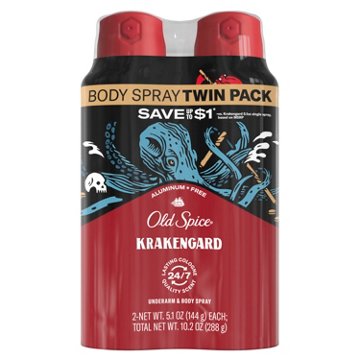 Old Spice Aluminum-Free Body Spray - Krakengard
