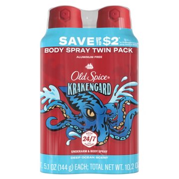 Old Spice Aluminum-Free Body Spray - Krakengard