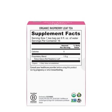 Earth Mama Organic Raspberry Leaf Tea Bags, 16 ct