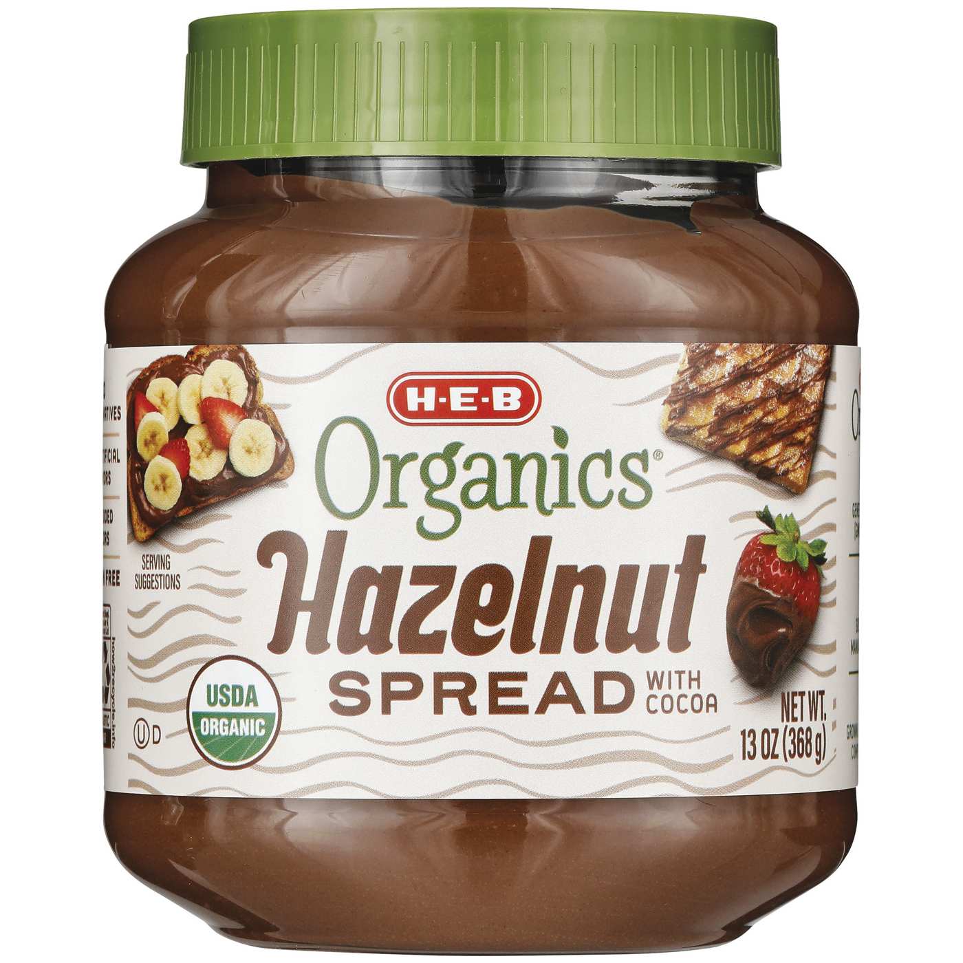 H-E-B Organics Hazelnut Spread with Cocoa; image 1 of 2