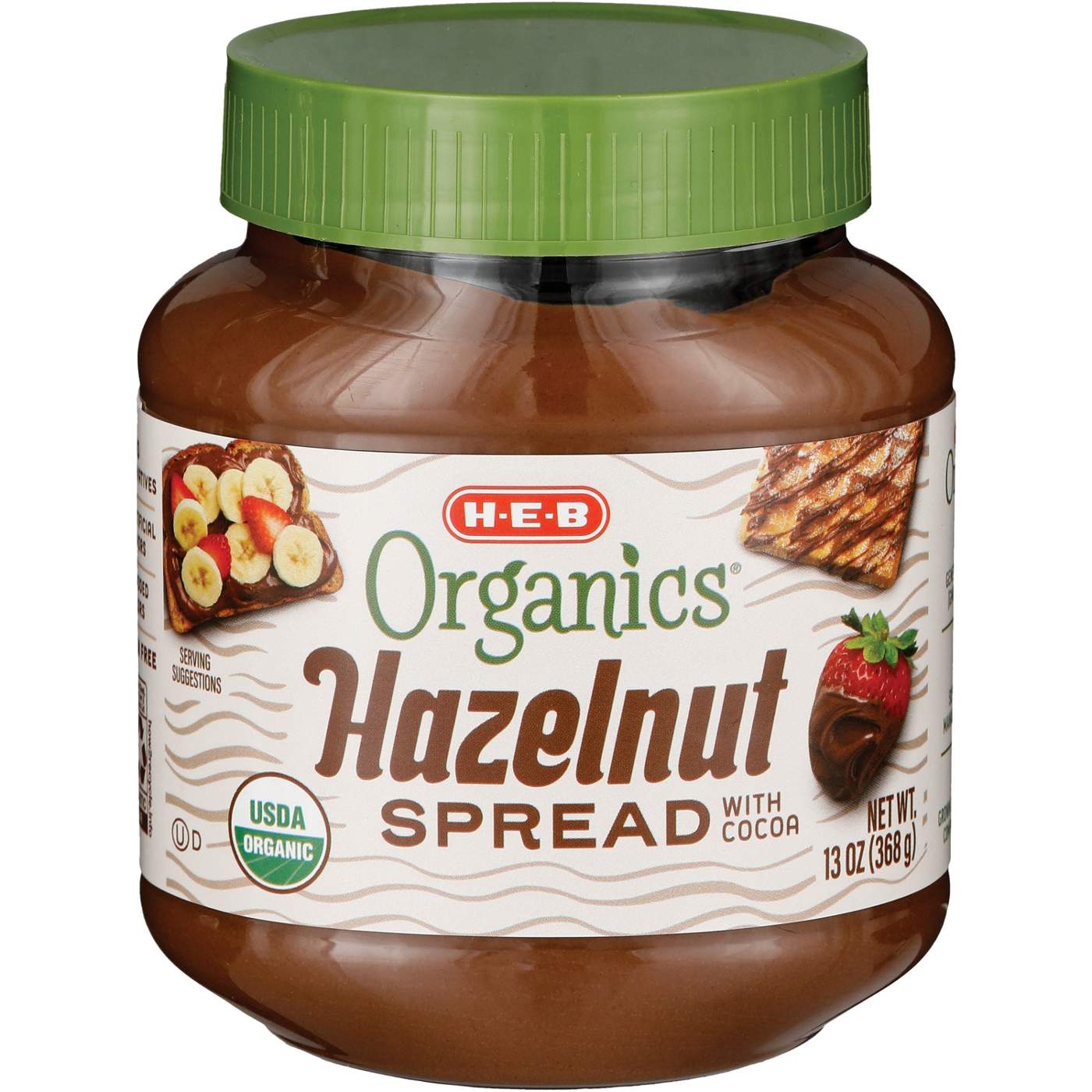 H-E-B Organics Hazelnut Spread with Cocoa; image 2 of 2