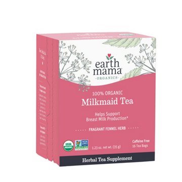 Earth Mama Organic Milkmaid Tea Bags, 16 ct