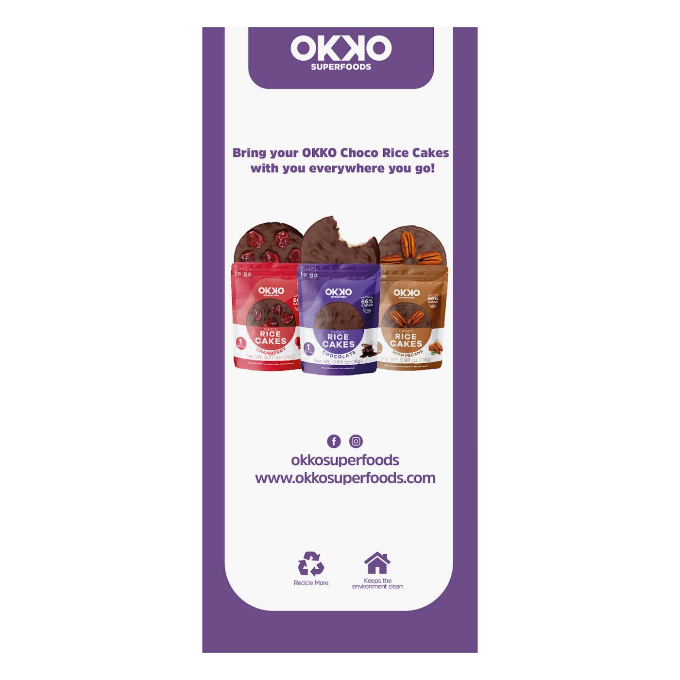 OKKO Super Foods Choco Rice Cakes Variety Multipack; image 2 of 3