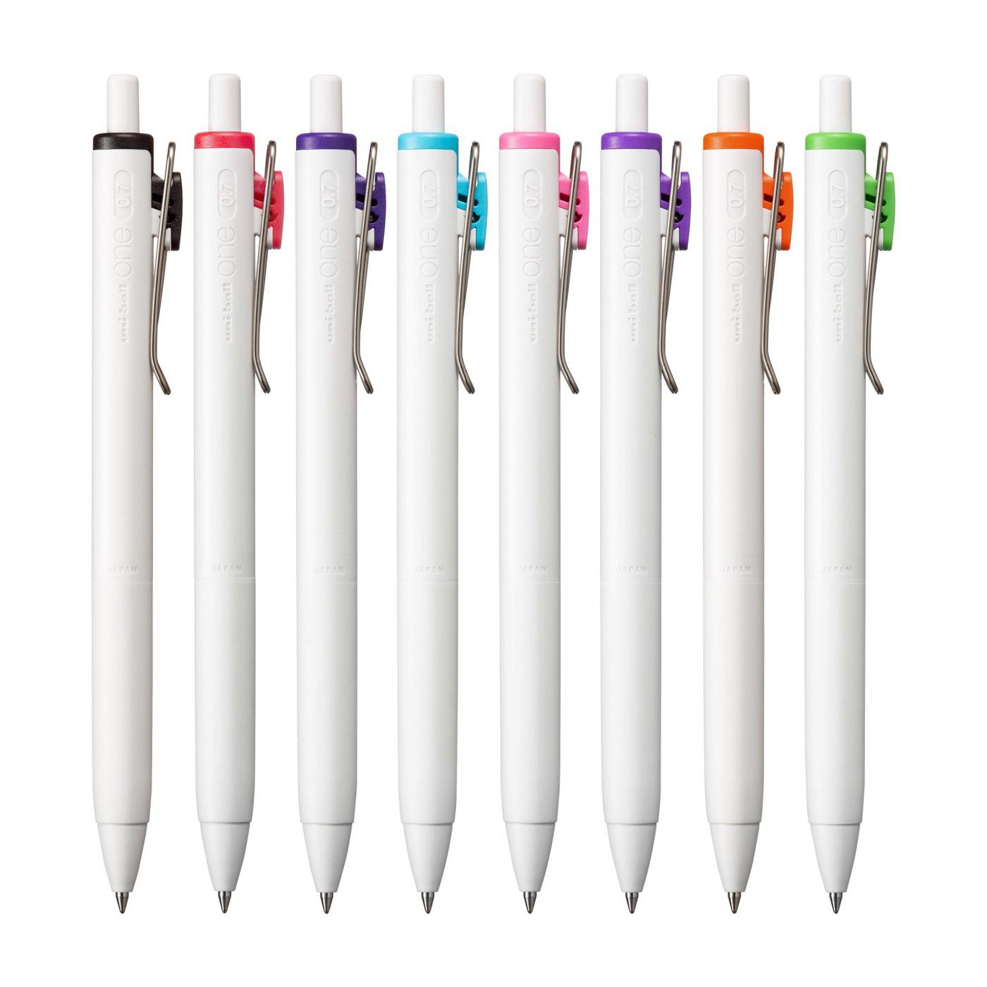 uniball One 0.7mm Retractable Gel Pens - Assorted Ink; image 8 of 10