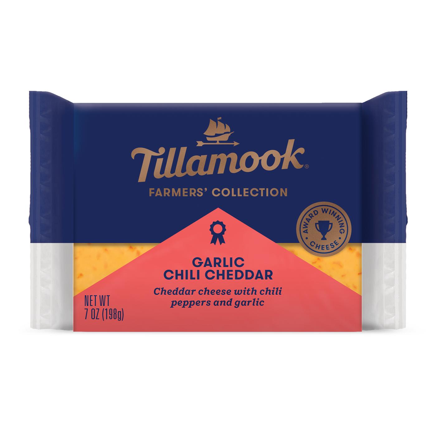Tillamook Farmers' Collection Garlic Chili Cheddar Cheese; image 1 of 6